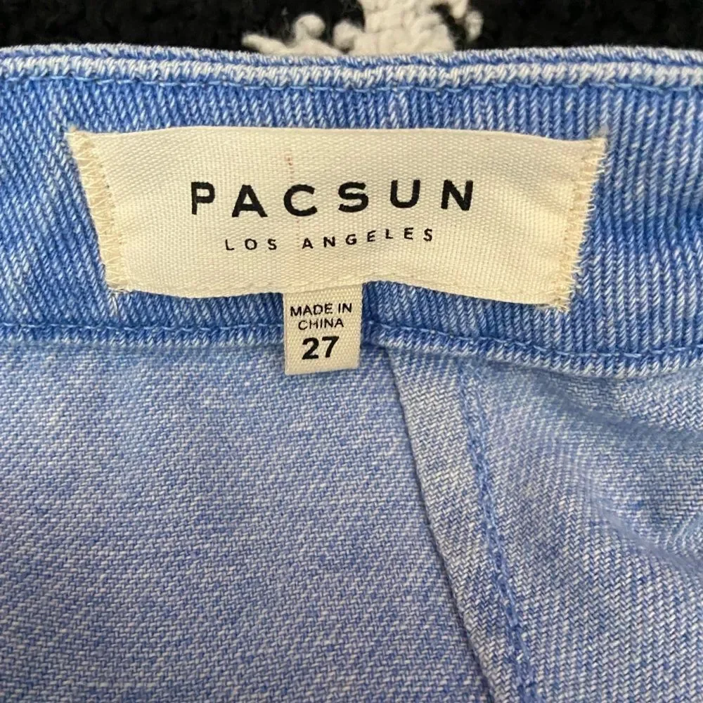 PacSun Light Blue Denim‎ Mini Skirt - Picture 6 of 6
